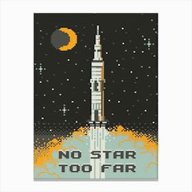 No Star Too Far Canvas Print