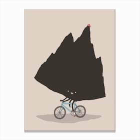 Mountain Biking Canvas Print