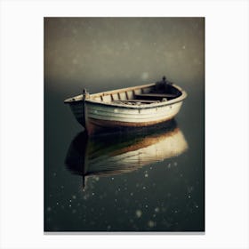 Lonesome Boat Canvas Print