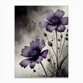 Purple Flowers 2 Canvas Print