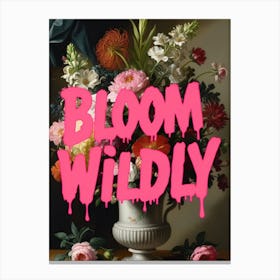 Bloom Wildy Canvas Print