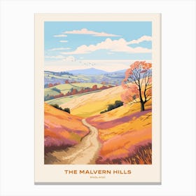 The Malvern Hills England 1 Hike Poster Canvas Print
