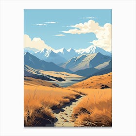 Kepler Track New Zealand 2 Hiking Trail Landscape Canvas Print