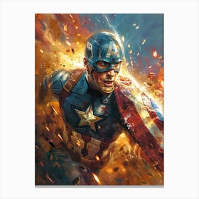 Captain America 11 Canvas Print