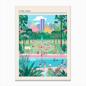 Hyde Park Sydney Australia 2 Canvas Print