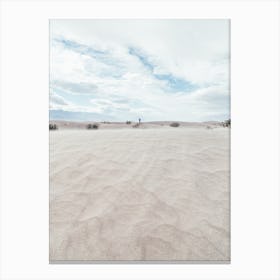 Man In Dunes Canvas Print