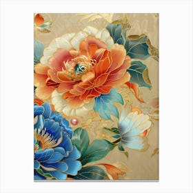 Chinese Flower Painting 5 Canvas Print