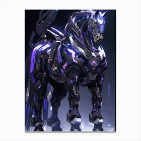 Futuristic Horse 5 Canvas Print