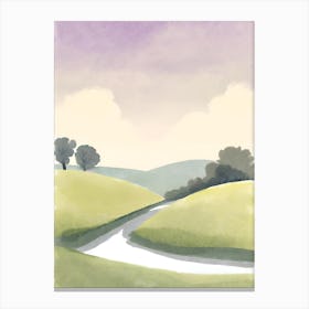 Road In The Countryside 1 Canvas Print