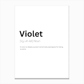 Violet Definition Meaning Lienzo