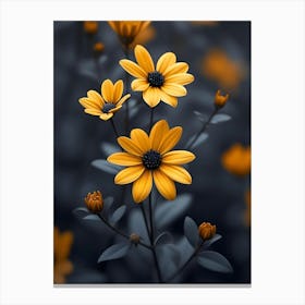 Yellow Flowers 2 Canvas Print
