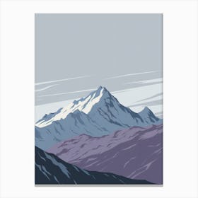 Mountain Range Canvas Print