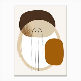 Victoria Tones Minimalist Bauhaus Canvas Print