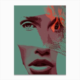 Woman'S Face Canvas Print