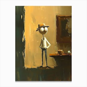 Boy In A Hat Canvas Print