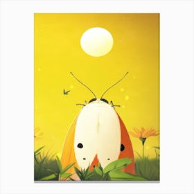 Butterfly In The Sun Canvas Print