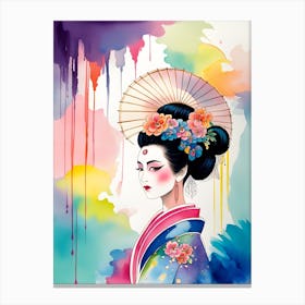 Geisha 9 Canvas Print