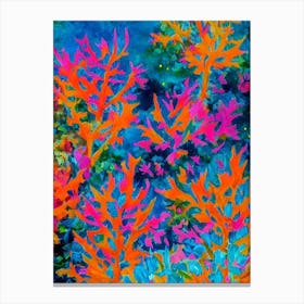Acropora Valida 2 Vibrant Painting Canvas Print