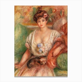 Portrait Of Misia Sert (1907), Pierre Auguste Renoir Canvas Print
