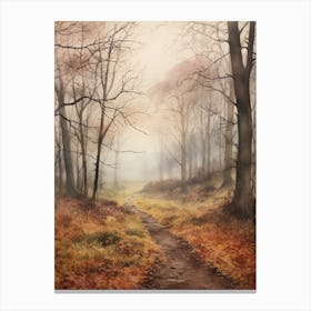 Autumn Forest Landscape The High Weald England Canvas Print