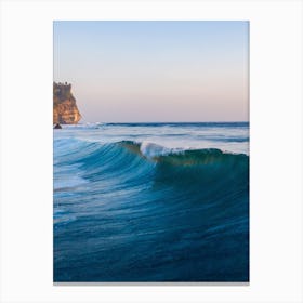 Wave Cresting In Bali Indonesia Canvas Print