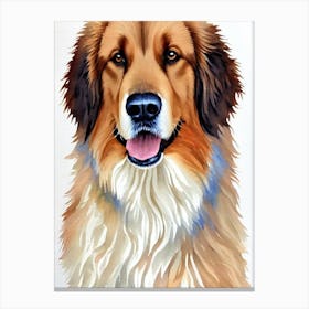 Leonberger 2 Watercolour dog Canvas Print