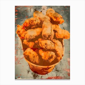 Chicken Nuggets: Fast Food Art Canvas Print