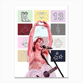 Taylor Swift 86 Canvas Print