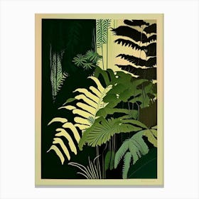 Marsh Fern Rousseau Inspired Canvas Print