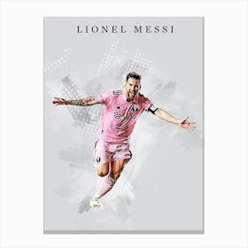 Lionel Messi Inter Miani Canvas Print