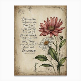 Let Hope Bloom Canvas Print