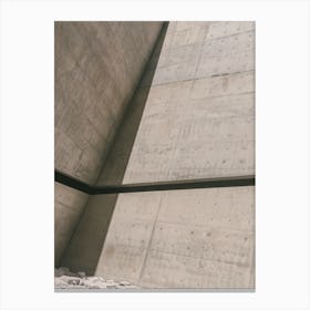 Naoshima Tadao Ando Concrete Canvas Print