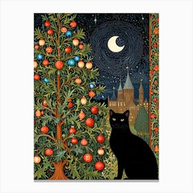 William Morris Christmas Tree Canvas Print