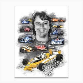 René Arnoux Canvas Print