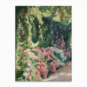 Claude Monet Garden 1 Canvas Print