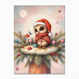 Oliver The Christmas Owl and the Lost Star of Wonder Canvas Print