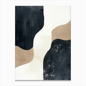 Harmony In Beige Minimalist Style Canvas Print