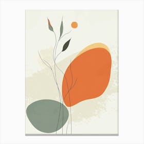 Abstract Flowers 3 Canvas Print