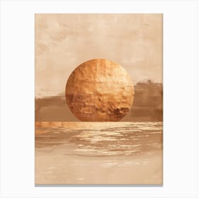 Golden sun Canvas Print