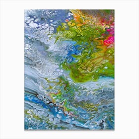 Abstract art print on canvas "Energy Of Nature". Canvas Print