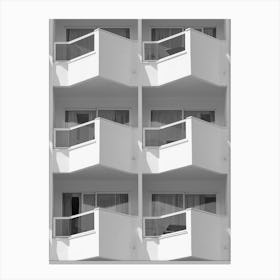 Balconies Hotel Canvas Print