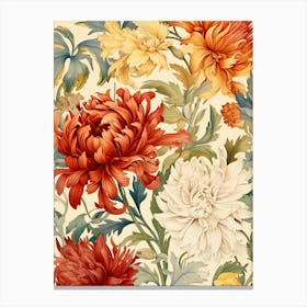 Chrysanthemums Canvas Print