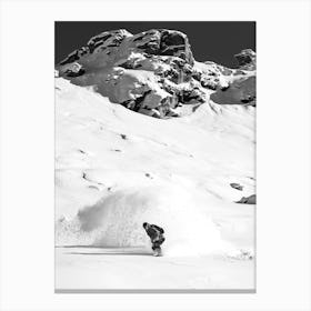 Snowboard Art Print Canvas Print