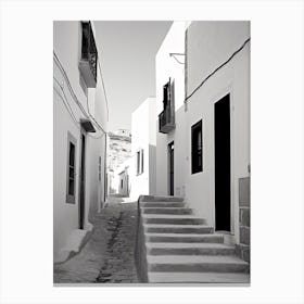 Gozo, Malta, Black And White Photography 3 Canvas Print
