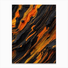Abstract Lava Texture Canvas Print