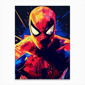 Spider Man Painting Canvas Print