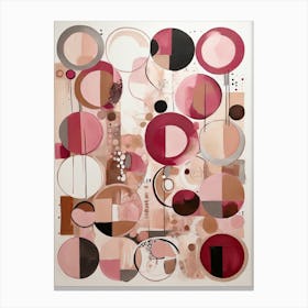 Abstract Circles 5 Canvas Print