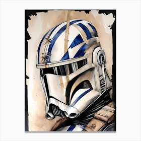 Captain Rex Star Wars Painting (8) Canvas Print