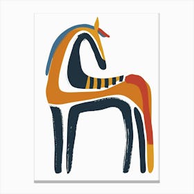 Swedish Horse Canvas Print