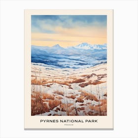 Pyrnes National Park France 1 Poster Canvas Print